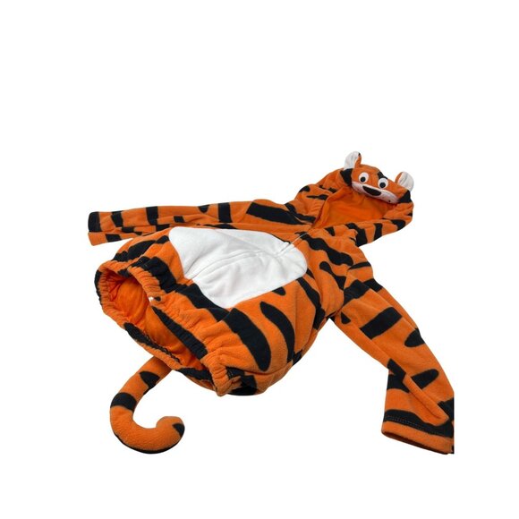 Carters Tiger Hooded Fleece Animal Costume Romper 24 Months Soft Playful Infant - Picture 1 of 6